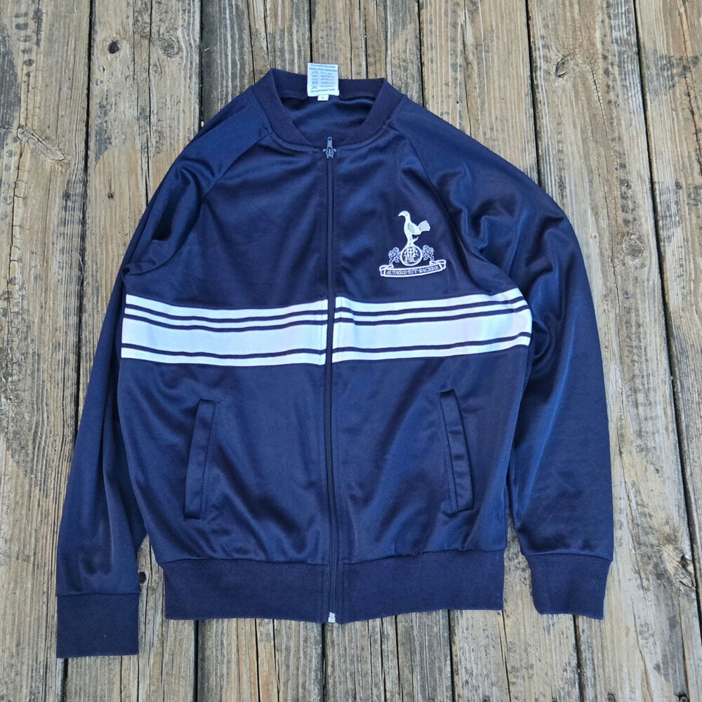 Score Draw Tottenham Hotspur 1984 Cup Final Retro Track Jacket SIZE L